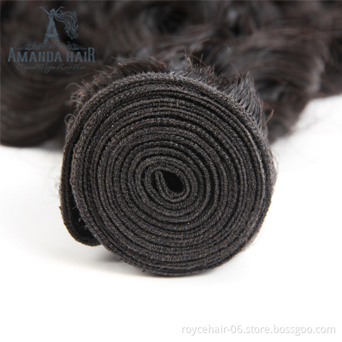 100% Natural Indian Raw Human Hair Weft  Cuticle Aligned Indian Hair bundles